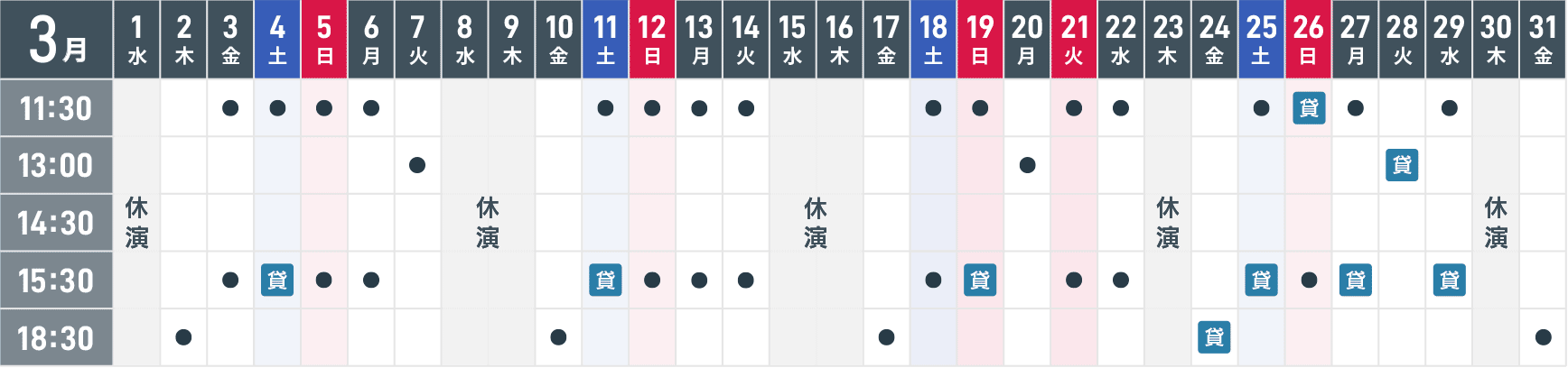 星取表 2023.3
