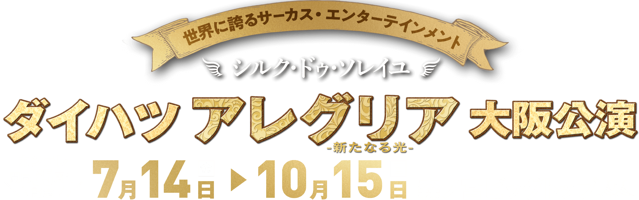 アレグリア －新たなる光－  6/23(金)18:30〜 E12列SS席2枚最寄り駅アクセス